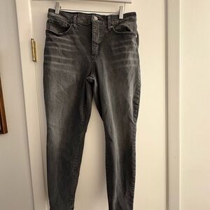 Lucky Brand Dark Gray Black Denim Jeans Size 14